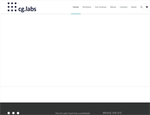 Tablet Screenshot of cglabscorp.com